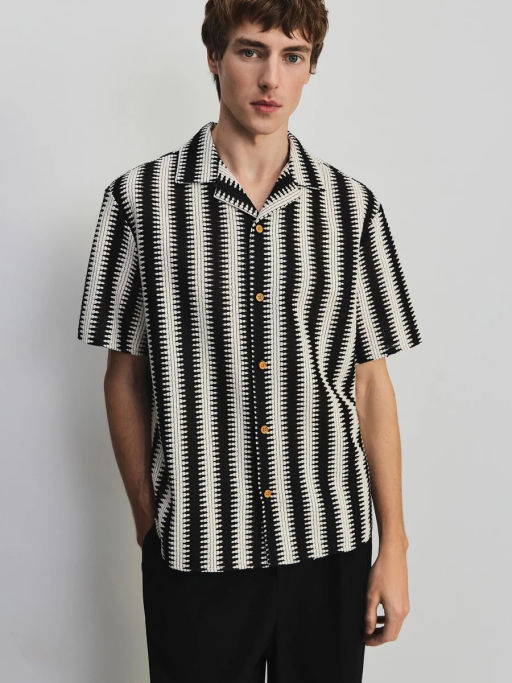 Рубашка из фактурного хлопка ZR2605043005-50 / Zarina