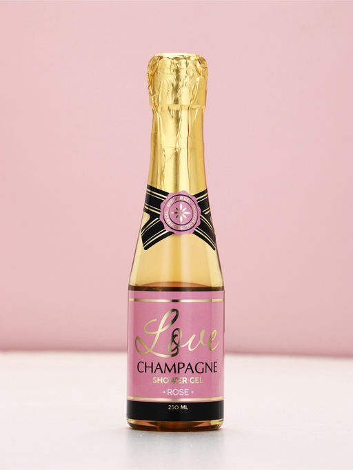 Подарочный набор LOVE, гель для душа и бокал для шампанского, Чистое Счастье
