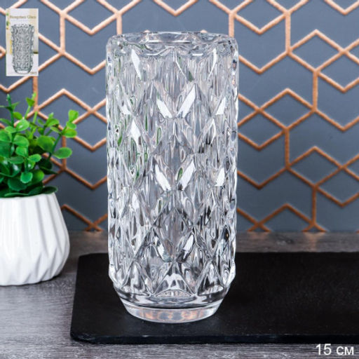 Ваза для цветов 15 см / LGR-138 /уп 36/ - Галеонтрейд фото 2