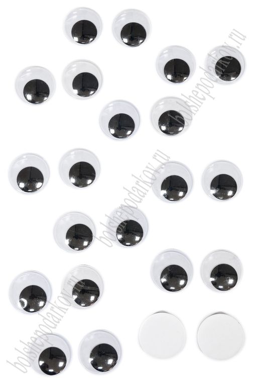 Фурнитура Глазки самоклеящиеся 24 мм (50 шт) SF-7349
