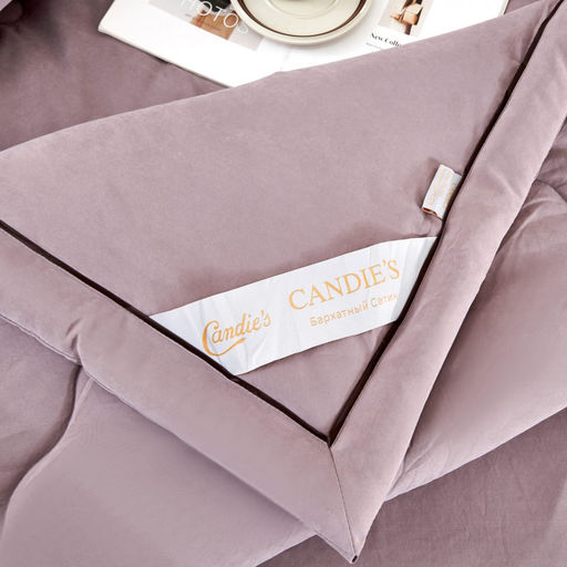 Одеяло Candies Бархатный Сатин с простыней и наволочками ODCANO025 Евро