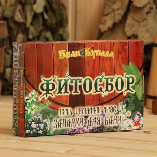 Набор запарок "Фитосбор №3" в коробке, 5 шт. по 30 г