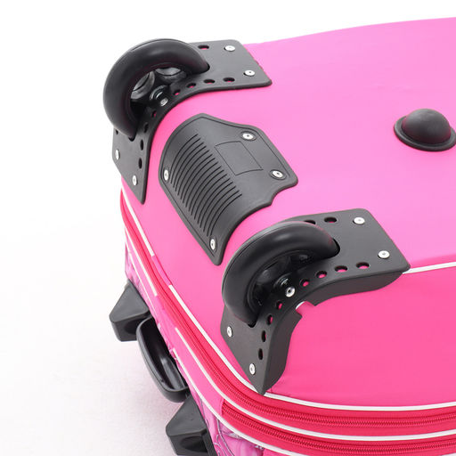 Чемодан малый 18" на молнии, малиновый