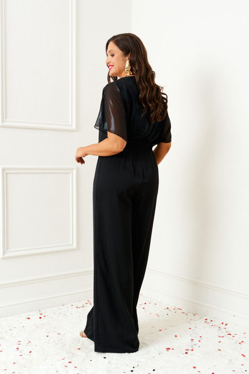 Платье Beautiful Free 6391 черный-прозрачный