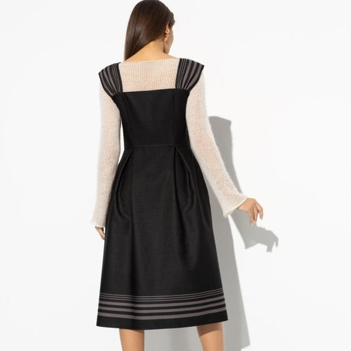 Сарафан из костюмной ткани В стиле Леди Ди (офис) - Charutti фото 5