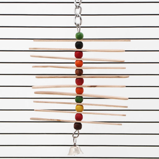 Игрушка для птицВертушка с колокольчиком 25 х 11 см - Пижон фото 5