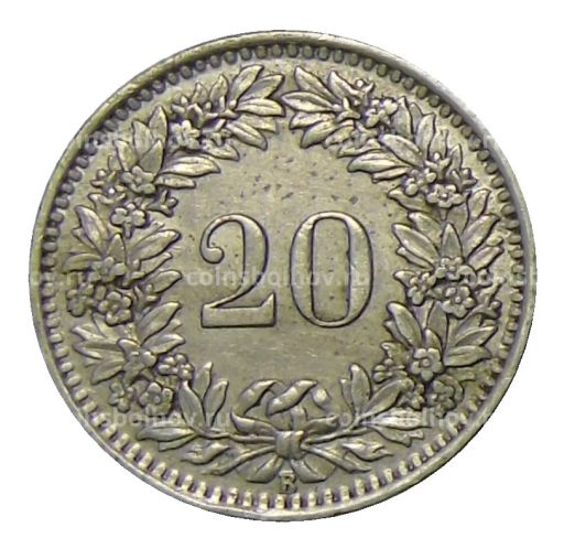 20 раппенов 1943 года Швейцария
