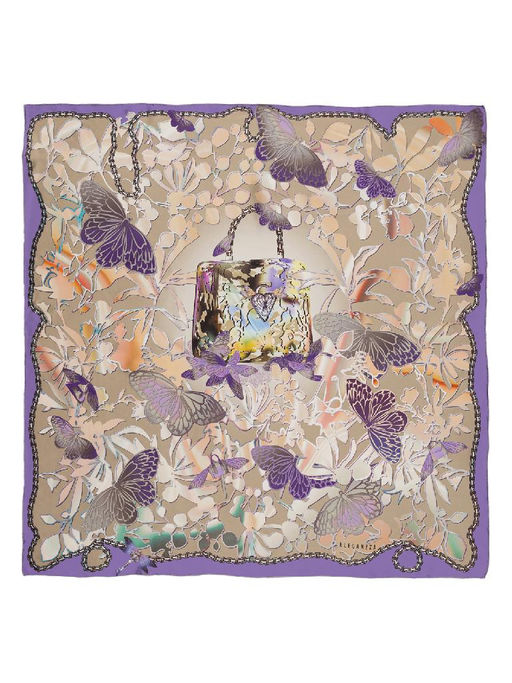Платок жен. шелк 90х90 E03-8448-21
