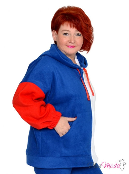 Толстовка Модель №1437 размеры 44-84 - Plusmoda фото 15