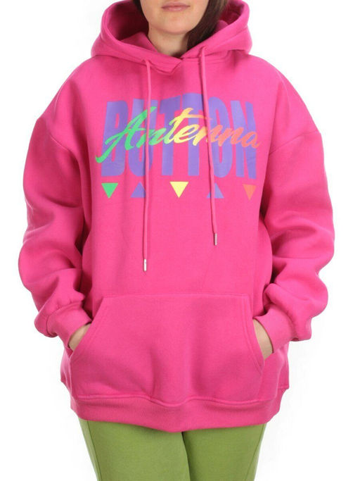 KD720 CRIMSON Худи женское с принтом на флисе