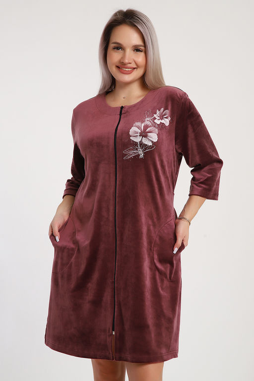 Халат велюровый 526