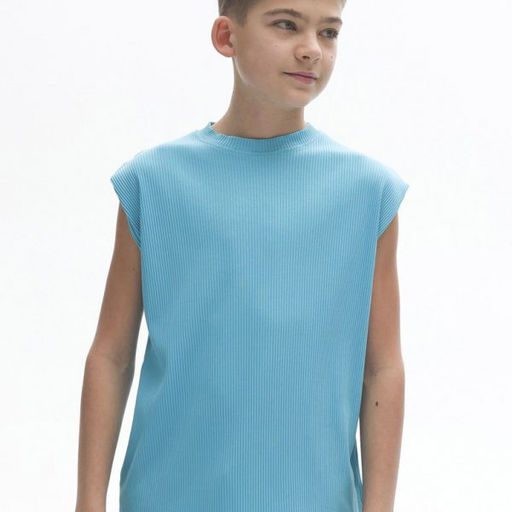 PELICAN, майка для мальчиков, Лазурный  фото 2