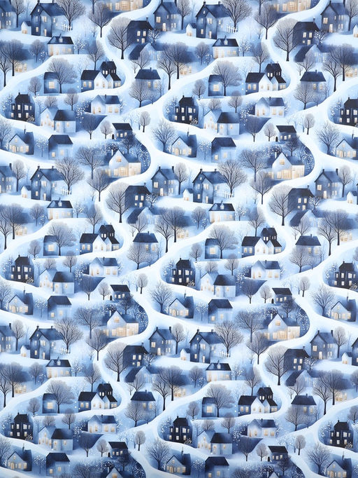 Набор упаковочной бумаги с наклейками «Новый год», 6 листов, 70 × 100 см