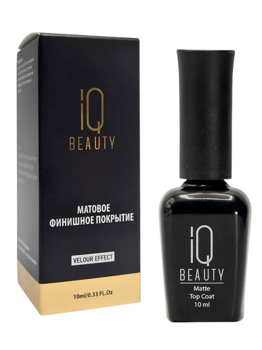 IQ Beauty Каучуковое матовое финишное покрытие с кальцием, 10 мл  фото 2