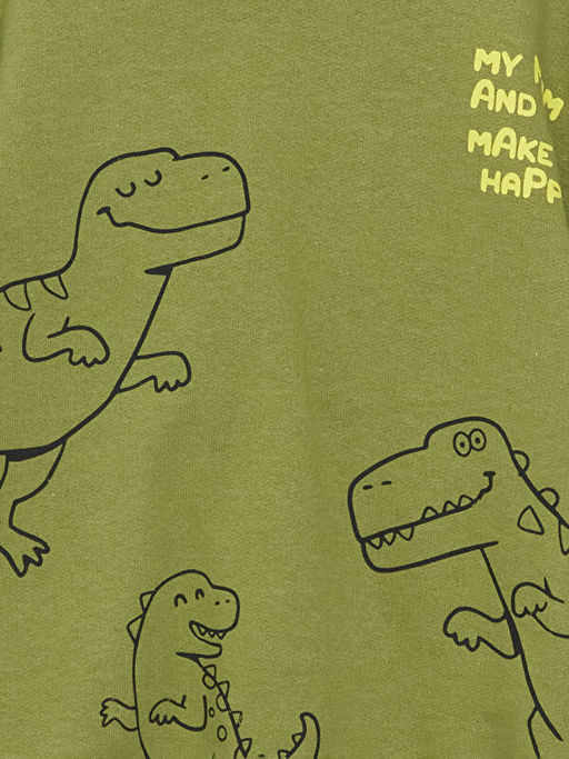 Bisiklet Yaka Erkek Bebek Sweatshirt