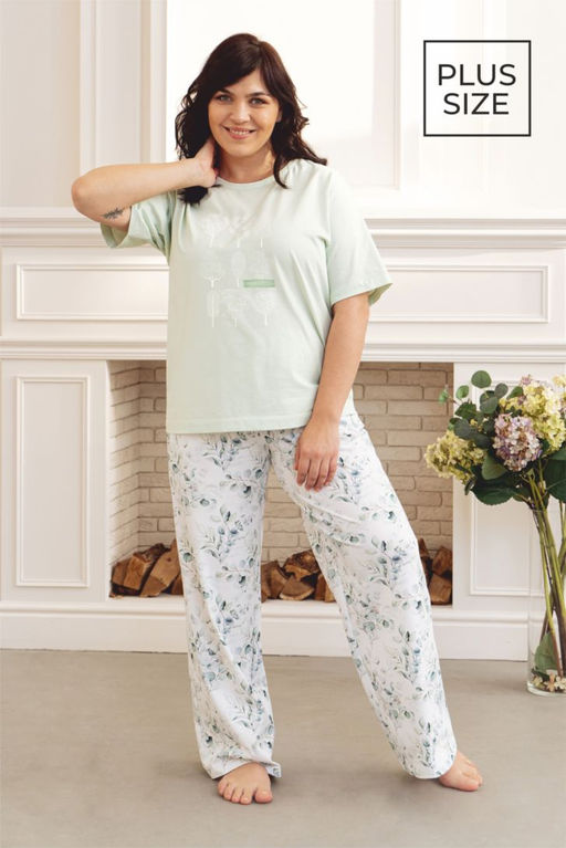 БРЮКИ ЖЕНСКИЕ (ПИЖАМНЫЕ) арт. 5531W-50082.1H-064 - Almando melado фото 5