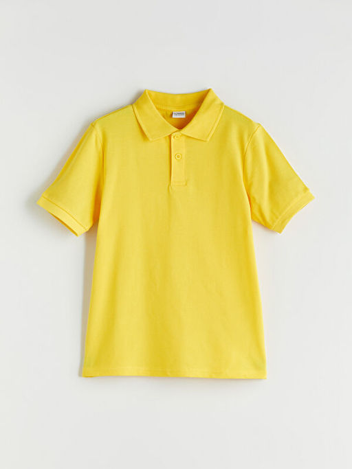 Polo Yaka K?sa Kollu Basic Erkek ?ocuk Ti??rt