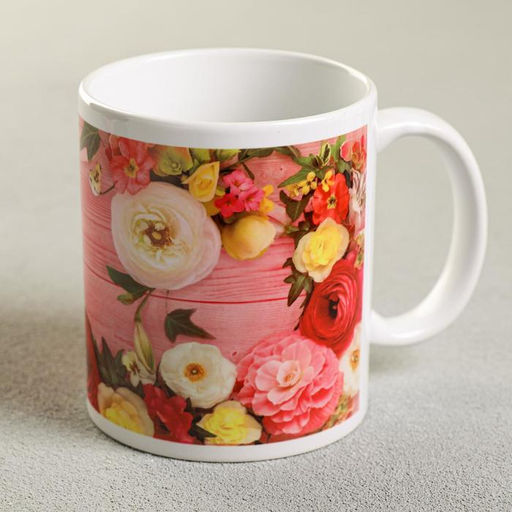 Кружка сублимация Ольга цветы, 320 мл, с нанесением - Дарим Красиво фото 3