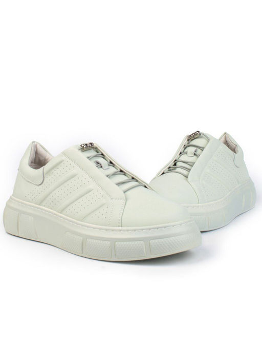 05-PDL256-3 LT. GREEN Кроссовки женские (натуральная кожа) - Фабричный китай фото 12