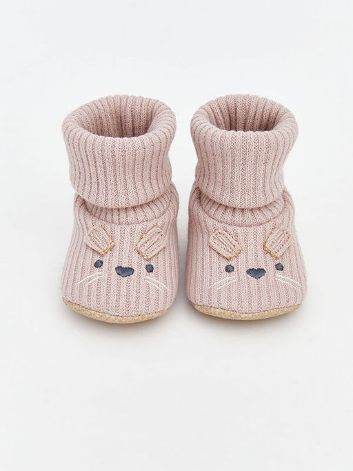 Hayvan Fig?rl? K?z Bebek ?orapl? Ev Ayakkab?s?