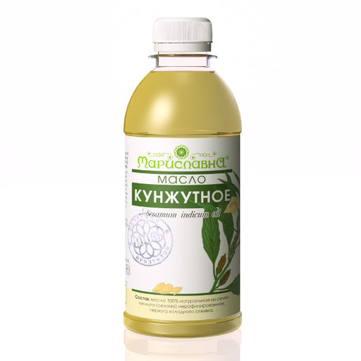 Кунжутное масло пищевое, нерафинированное