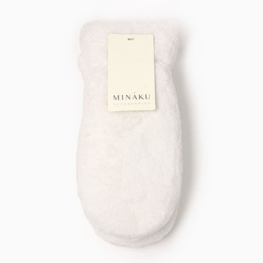 Варежки женские MINAKU, цвет молочный, 26 см