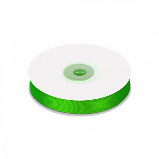 Лента репсовая 15мм цв. 579 ярк.зеленый Magic4Hobby уп. 22,8м (1м) картон/пенопласт