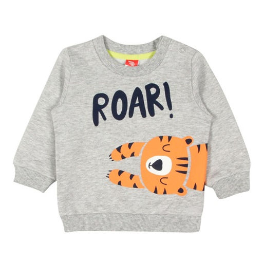 CRB wear/CWB 62631 джемпер ясельный, серый меланж/Ex.Cherubino  фото 3