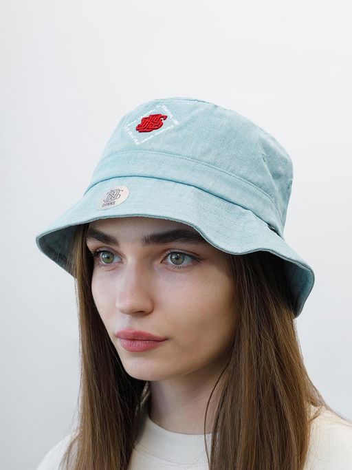 Панама DJINNS арт. Bucket Hat New Diamond (голубой)