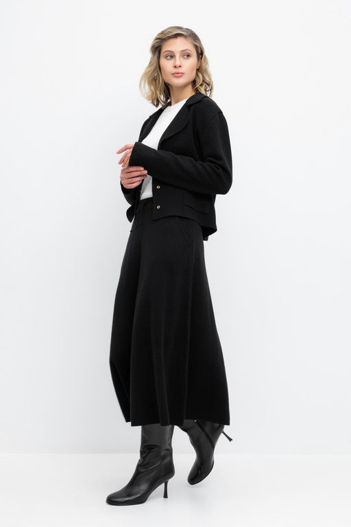 ЕВ 737/ш/черный юбка жен