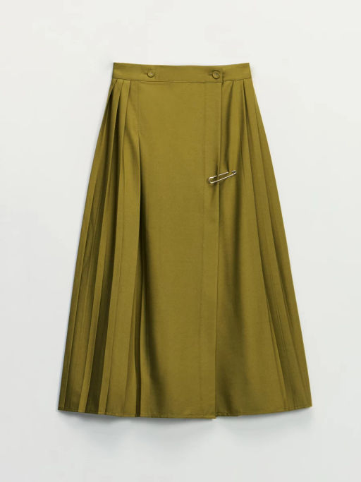 Миди юбка с брошью / Zarina