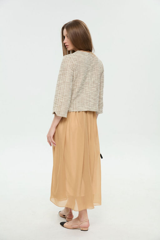 Платье NIKVA н1007-4 песочный  фото 3