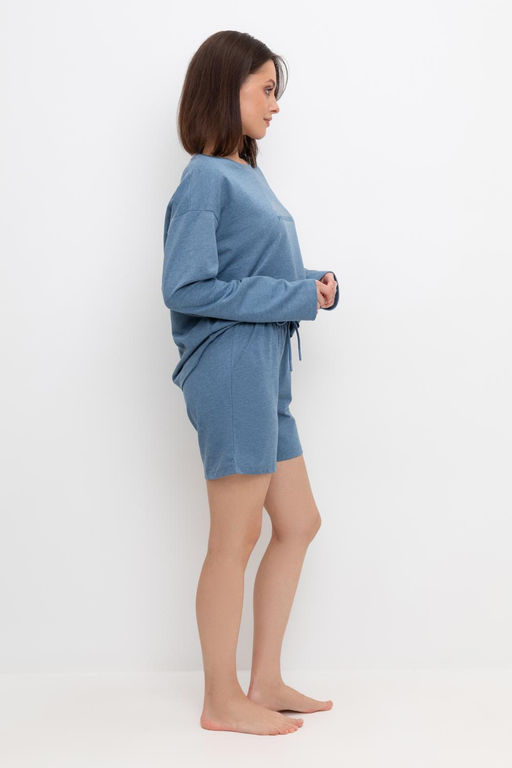 Е 40026/капитанский синий шорты жен - Very neat фото 3