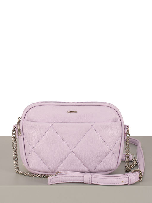 LACCOMA сумка Джулия-ЛЦ802-сиреневый эко кожа хлопок фото 3
