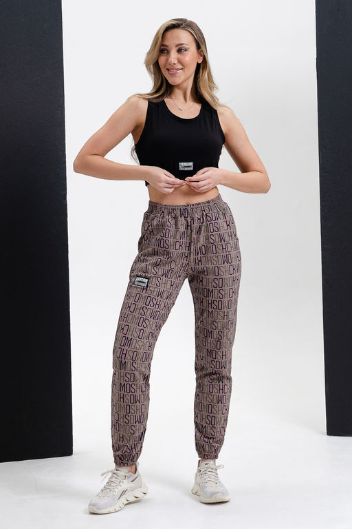 Брюки женские Натали 8453 футер с лайкрой фото 4