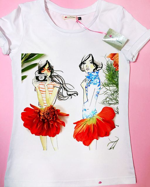 Эксклюзивная футболка Yana Pletneva упаковка плотный Zip пакет!