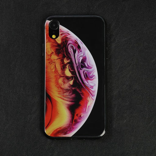 Чехол LuazON для телефона iPhone Xr, силиконовый, рисунок планета