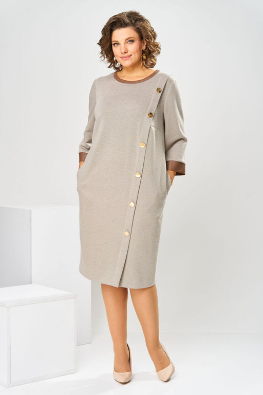 Платье Romanovich Style 1-2846 бежевый фото 5