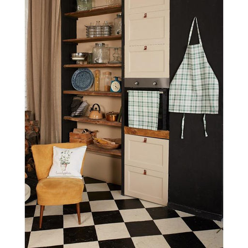 Полотенце Этель Eucalyptus (клетка) 40х70см, 100% хлопок, саржа 190 г/м2  фото 7