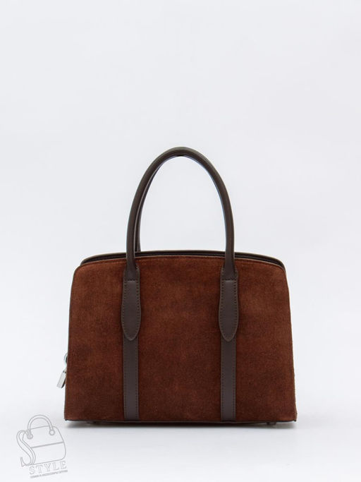 Сумка женская кожаная 8007-1S coffee Velina Fabbiano-Safenta