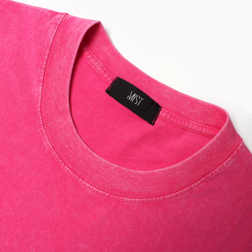 Футболка из вареного хлопка женская Mist Icon, размер M, розовая