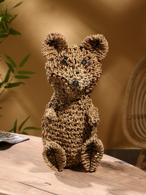 Сувенир плетёный «Мишка», 24×30×50 см, сиграсс
