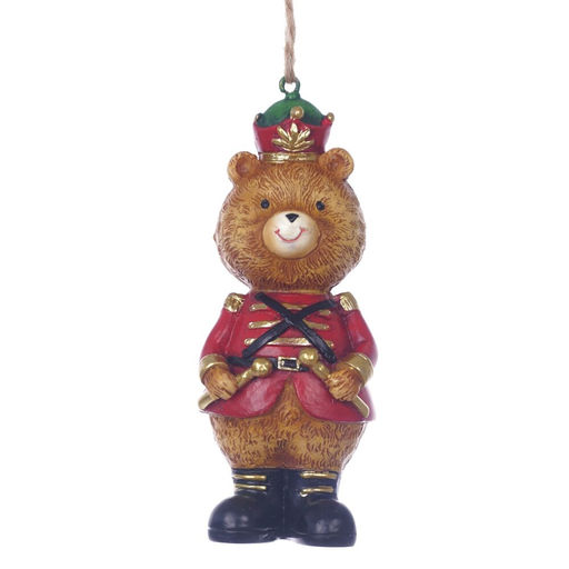 Фигурка декоративная подвесная "Медвежонок", L3,5 W3,5 H10,5 см, 2в.