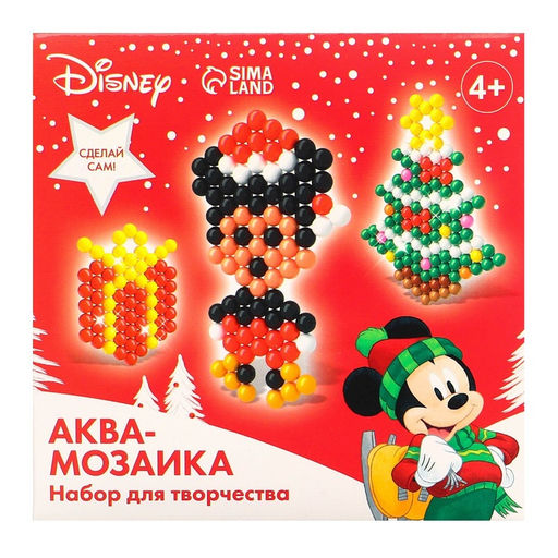 Аквамозаика Новый год, Микки Маус - Disney фото 5