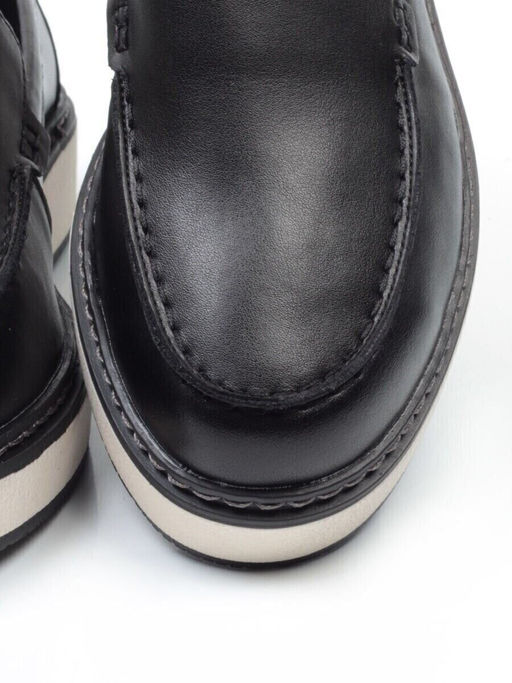 03-5060-2 BLACK Лоферы женские (натуральная кожа)