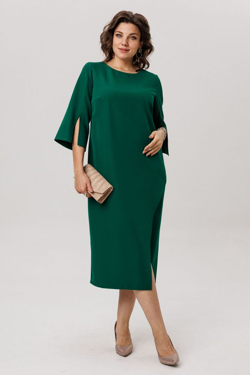 Платье ANELLI 1786 изумрудный ангел