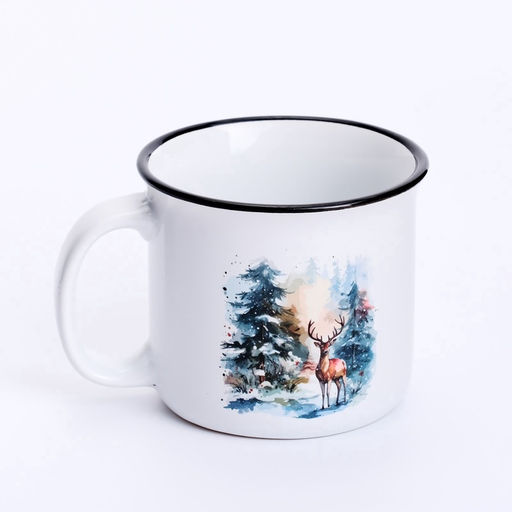 Кружка керамическая, новогодняя «Пусть мечты сбудутся», 450 мл