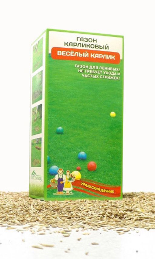 Газон ВЕСЁЛЫЙ КАРЛИК карликовый 250 г - Уральский дачник фото 2