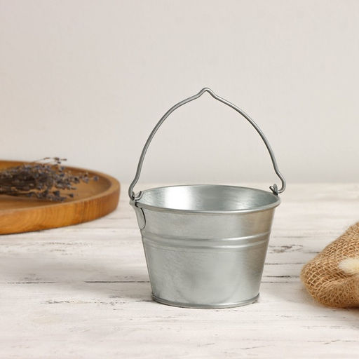 Ведро хозяйственное оцинкованное с ручкой, 500 мл, малое, ГОСТ