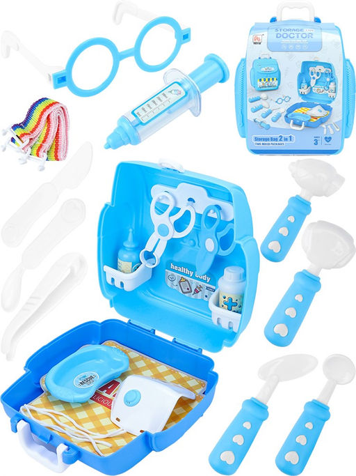 Игр. набор "Доктор. Скорая помощь" 15 предм., в чемоданчике 21*19см (2465416)